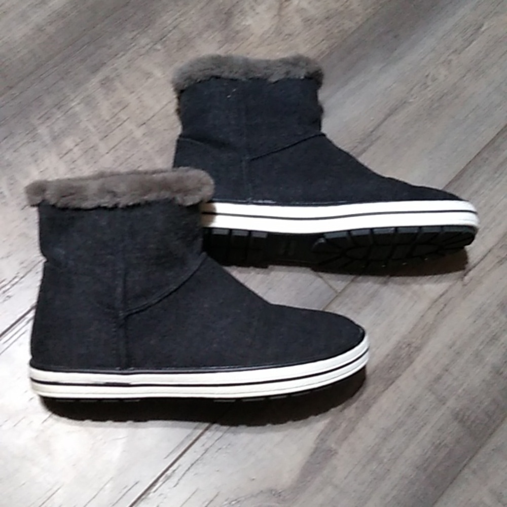 Seven dials tess slip on boots black size 8.5